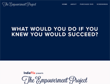 Tablet Screenshot of empowermentproject.com